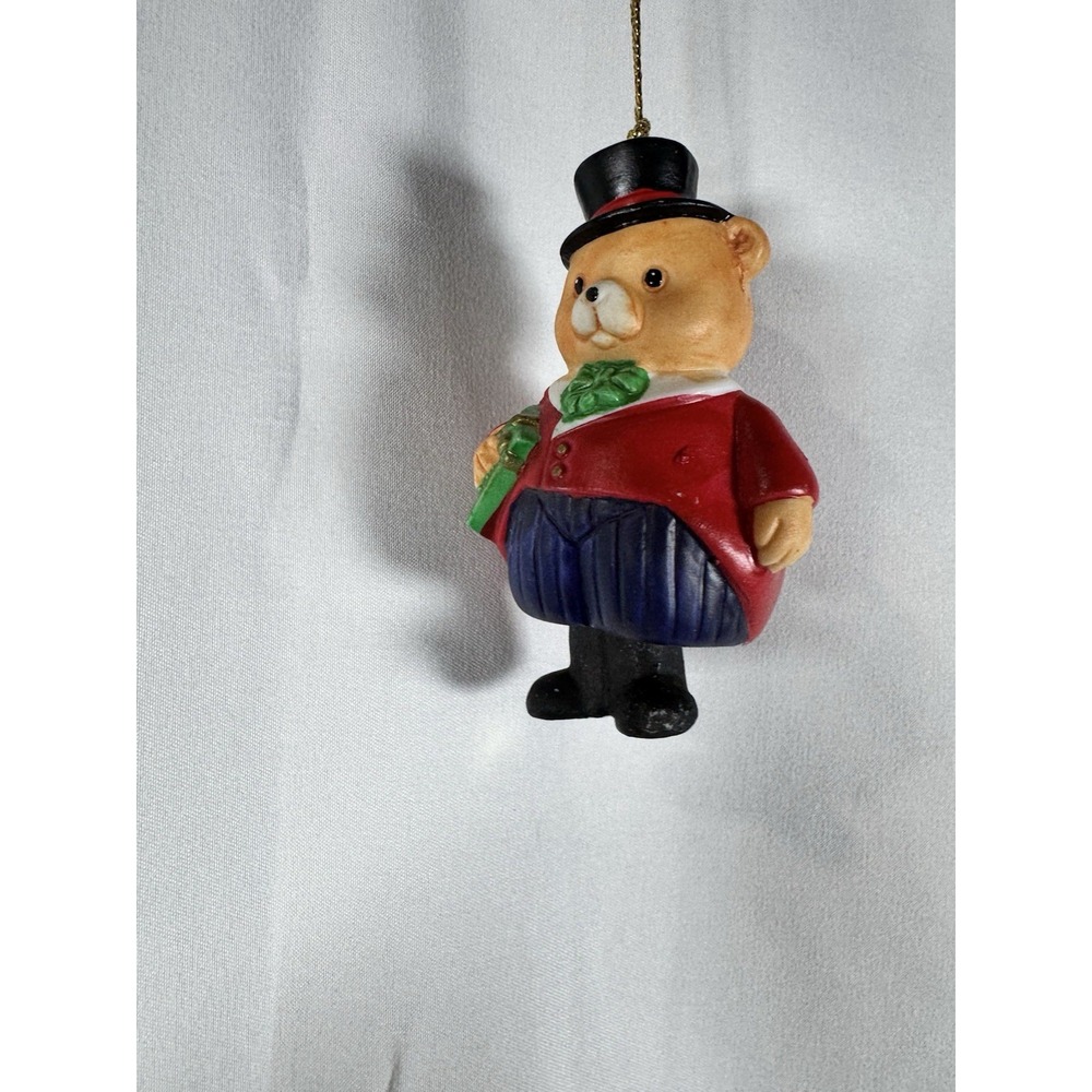 Russ Berrie and Company, Inc. "Holly Jolly Bells" Teddy #1907 Christmas.